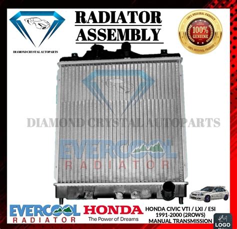 evercool radiator made in|Evercool Radiator Honda Civic 1991.